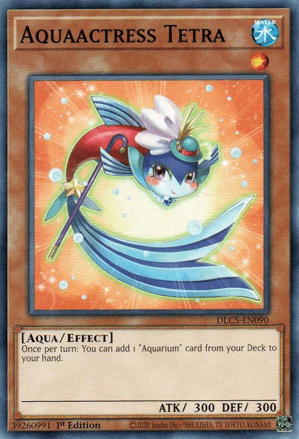 Aquaactress Tetra DLCS-EN090 card from Dragons of Legend: The Complete Series