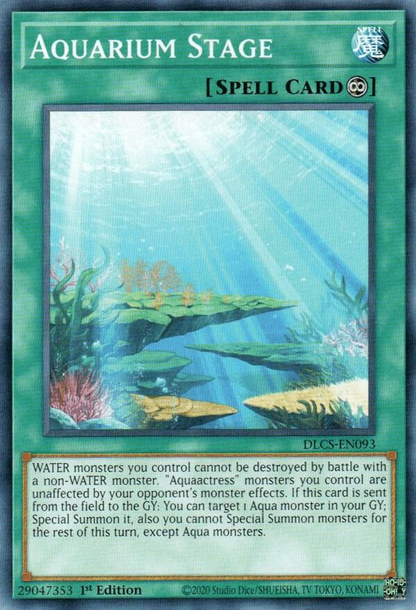 Aquarium Stage DLCS-EN093 card from Dragons of Legend: The Complete Series