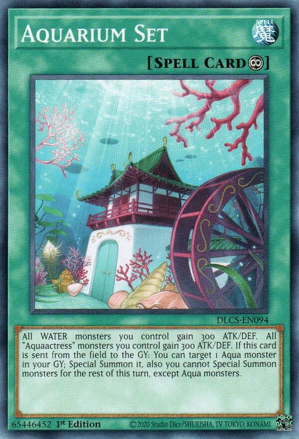 Aquarium Set DLCS-EN094 card from Dragons of Legend: The Complete Series