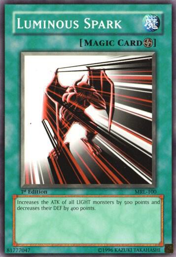 Luminous Spark MRL-100 card from Magic Ruler