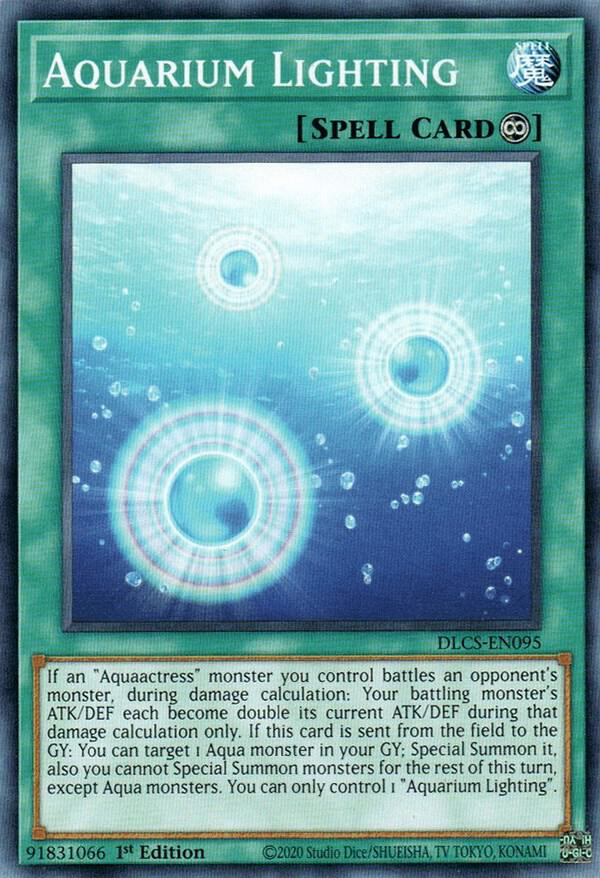 Aquarium Lighting DLCS-EN095 card from Dragons of Legend: The Complete Series