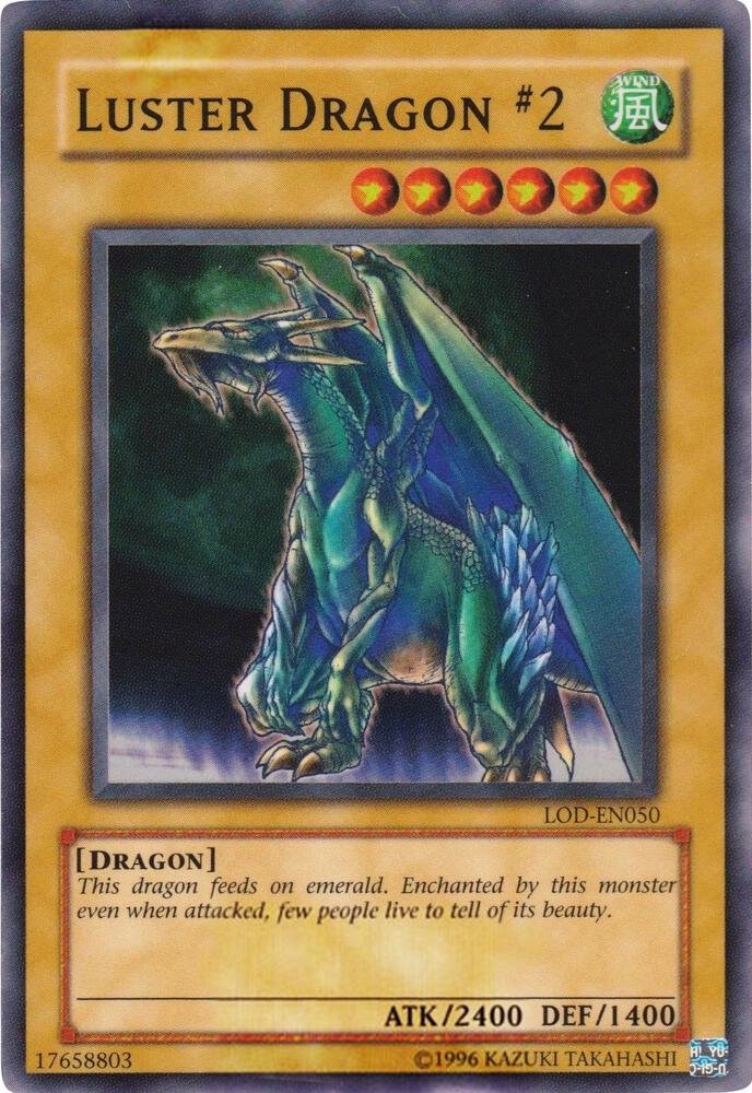 Luster Dragon #2 LOD-050 card from Legacy of Darkness