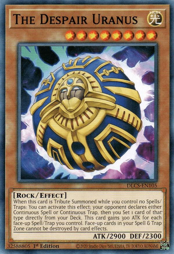 The Despair Uranus DLCS-EN105 card from Dragons of Legend: The Complete Series