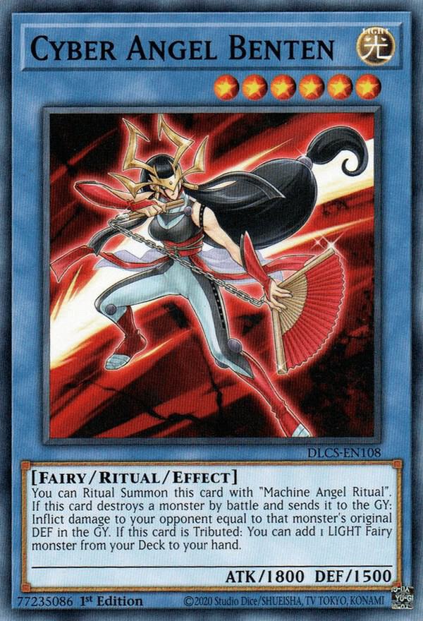 Cyber Angel Benten DLCS-EN108 card from Dragons of Legend: The Complete Series
