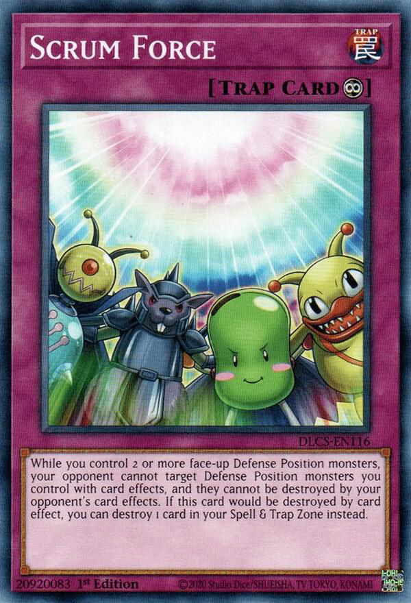 Scrum Force DLCS-EN116 card from Dragons of Legend: The Complete Series