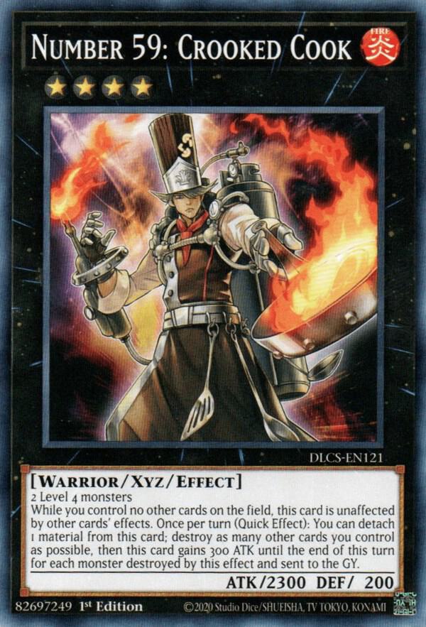 Number 59: Crooked Cook DLCS-EN121 card from Dragons of Legend: The Complete Series