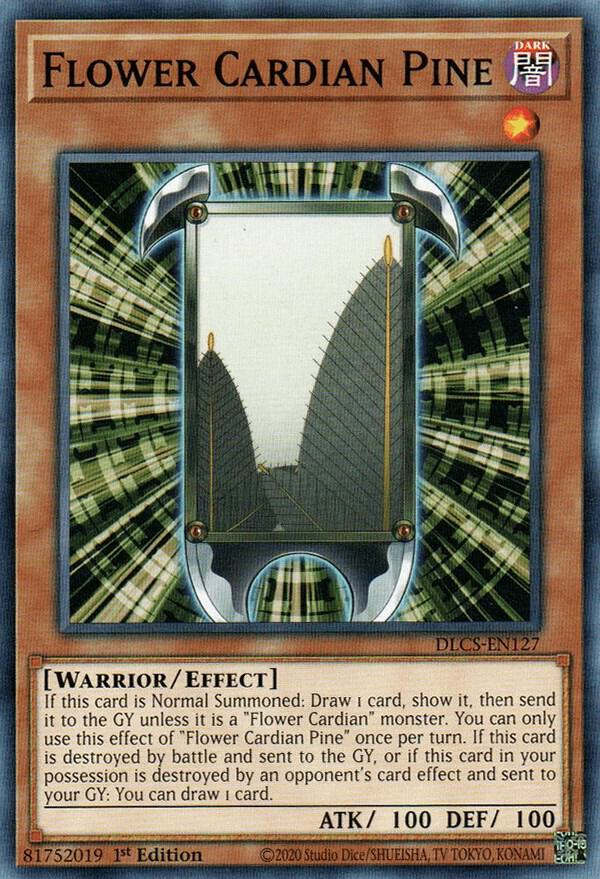 Flower Cardian Pine DLCS-EN127 card from Dragons of Legend: The Complete Series