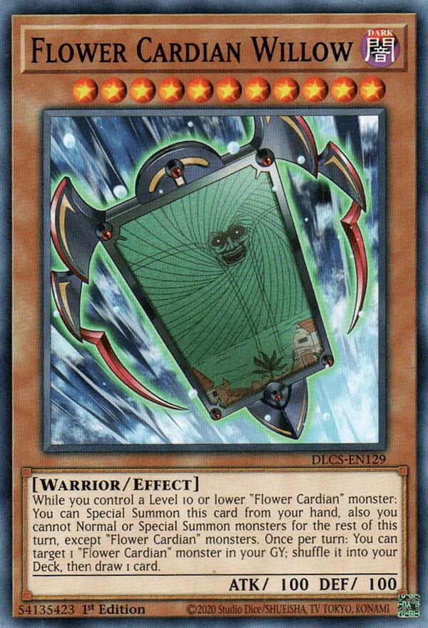 Flower Cardian Willow DLCS-EN129 card from Dragons of Legend: The Complete Series