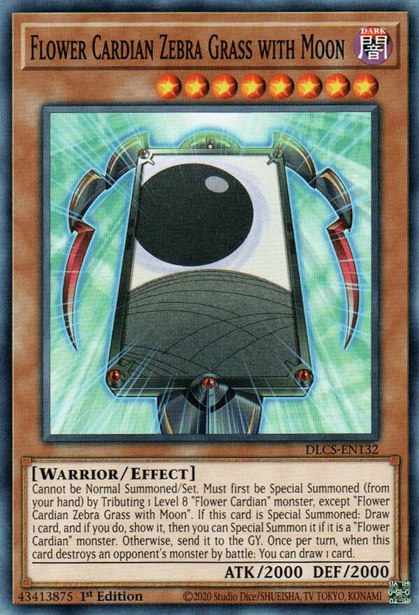 Flower Cardian Zebra Grass with Moon DLCS-EN132 card from Dragons of Legend: The Complete Series