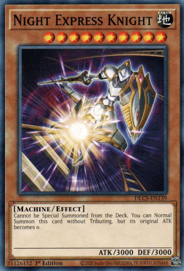 Night Express Knight DLCS-EN139 card from Dragons of Legend: The Complete Series
