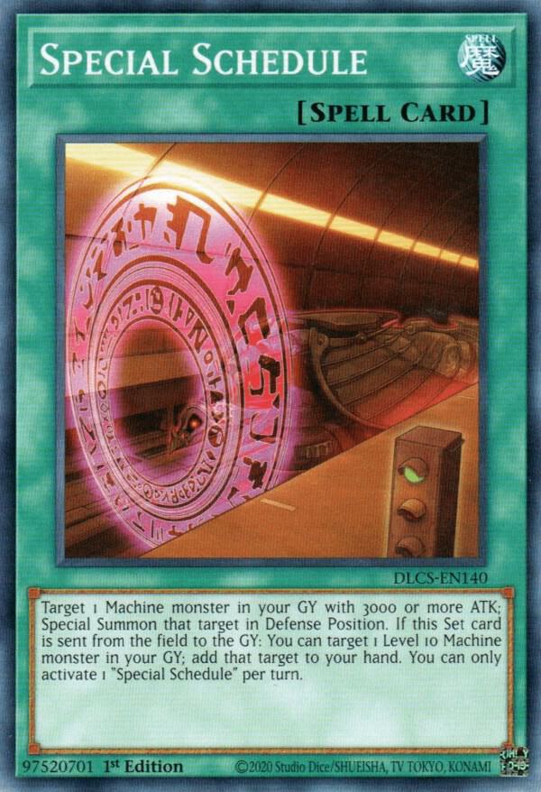 Special Schedule DLCS-EN140 card from Dragons of Legend: The Complete Series