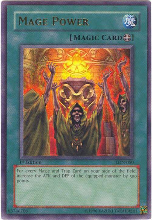 Mage Power LON-050 card from Labyrinth of Nightmare