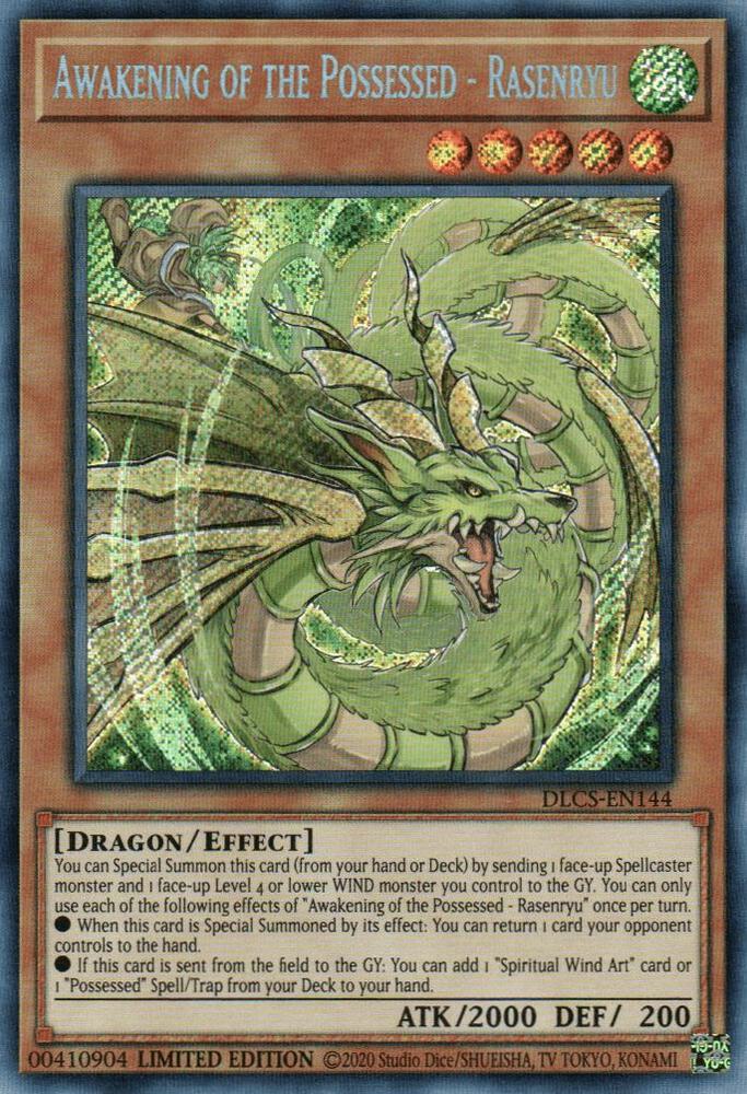 Awakening of the Possessed - Rasenryu DLCS-EN144 card from Dragons of Legend: The Complete Series