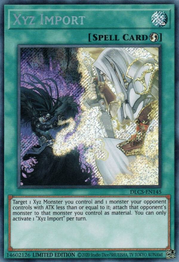Xyz Import DLCS-EN145 card from Dragons of Legend: The Complete Series