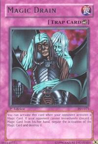 Magic Drain PSV-071 card from Pharaoh's Servant