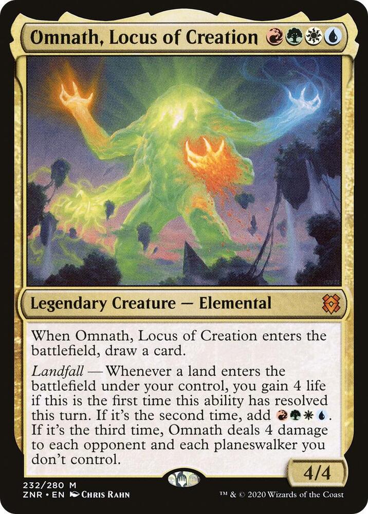 Omnath, Locus of Creation 232 card from Zendikar Rising