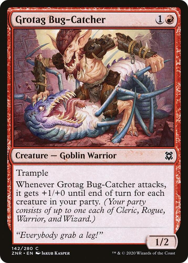 Grotag Bug-Catcher 142 card from Zendikar Rising