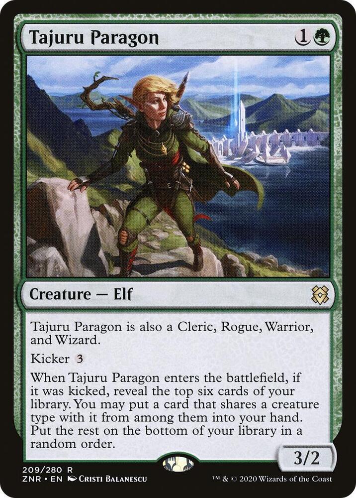 Tajuru Paragon 209 card from Zendikar Rising