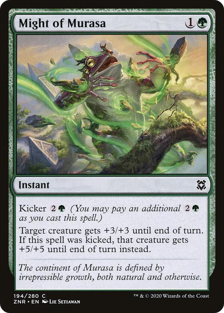 Might of Murasa 194 card from Zendikar Rising