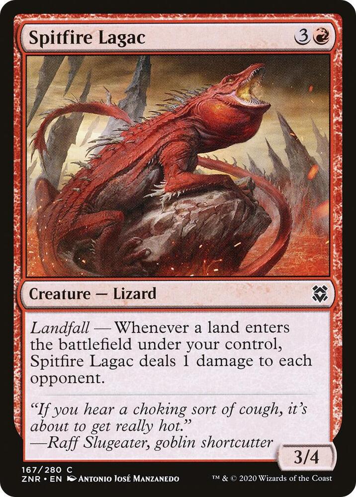 Spitfire Lagac 167 card from Zendikar Rising