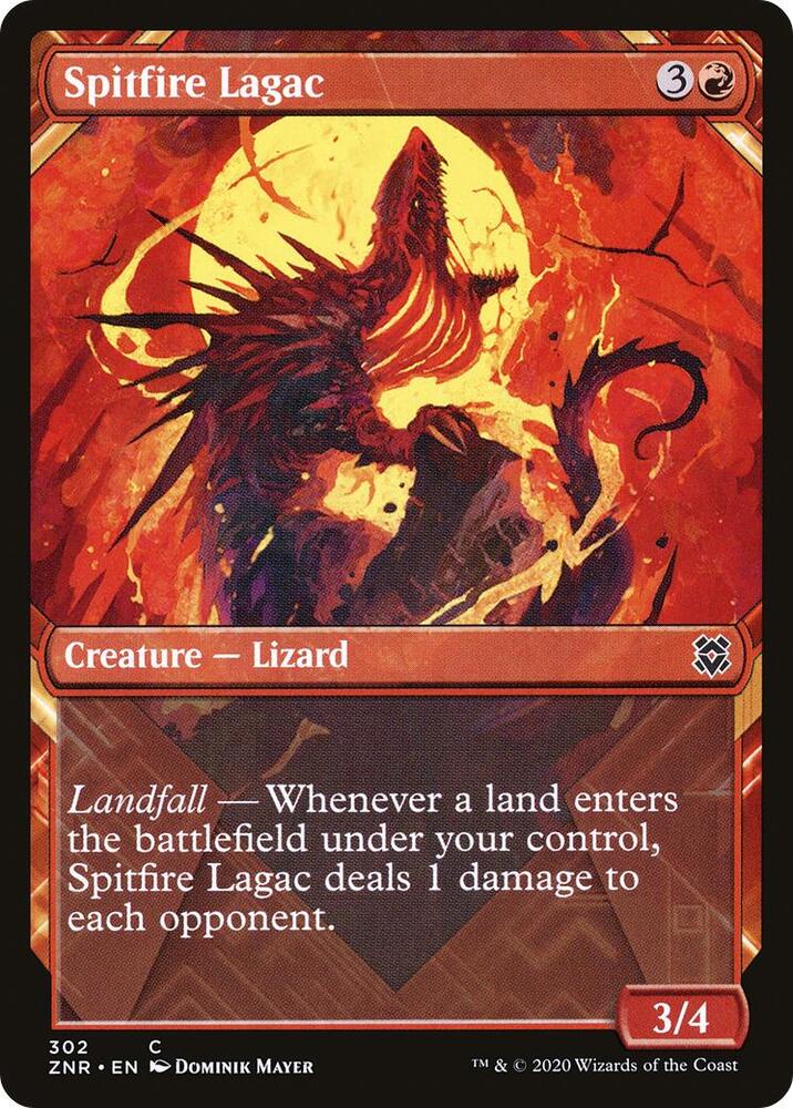 Spitfire Lagac (Showcase) 302 card from Zendikar Rising