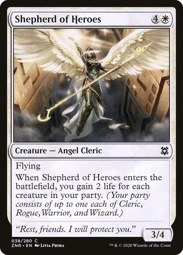 Shepherd of Heroes 38 card from Zendikar Rising