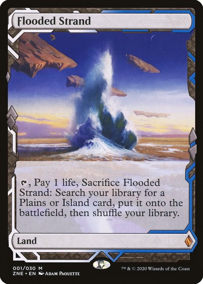 Flooded Strand 1 card from Zendikar Rising Expeditions