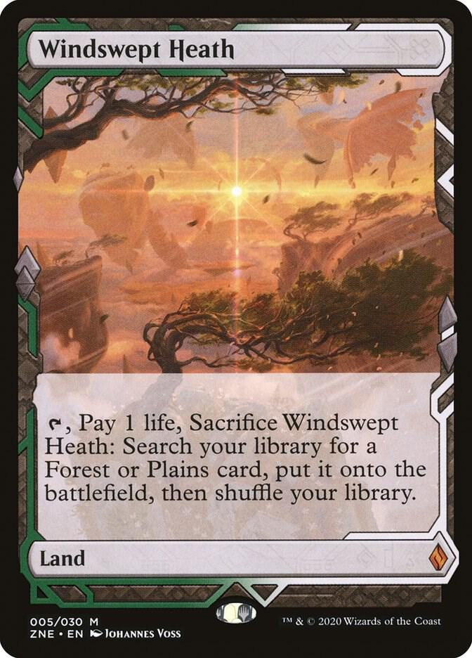 Windswept Heath 5 card from Zendikar Rising Expeditions