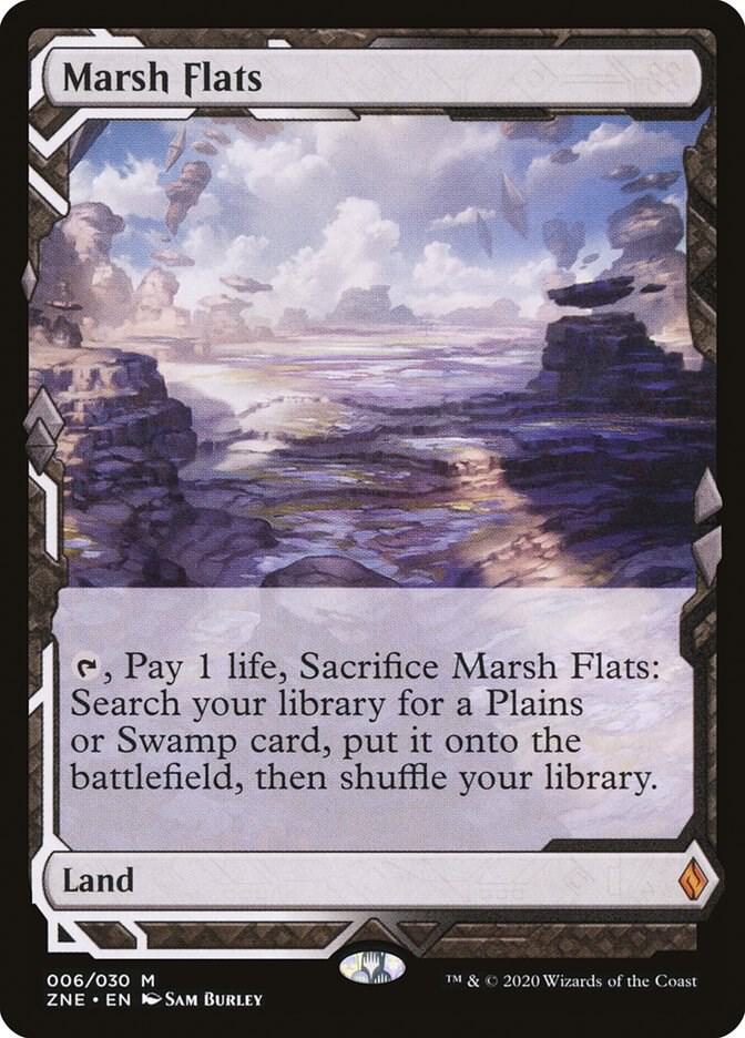Marsh Flats 6 card from Zendikar Rising Expeditions