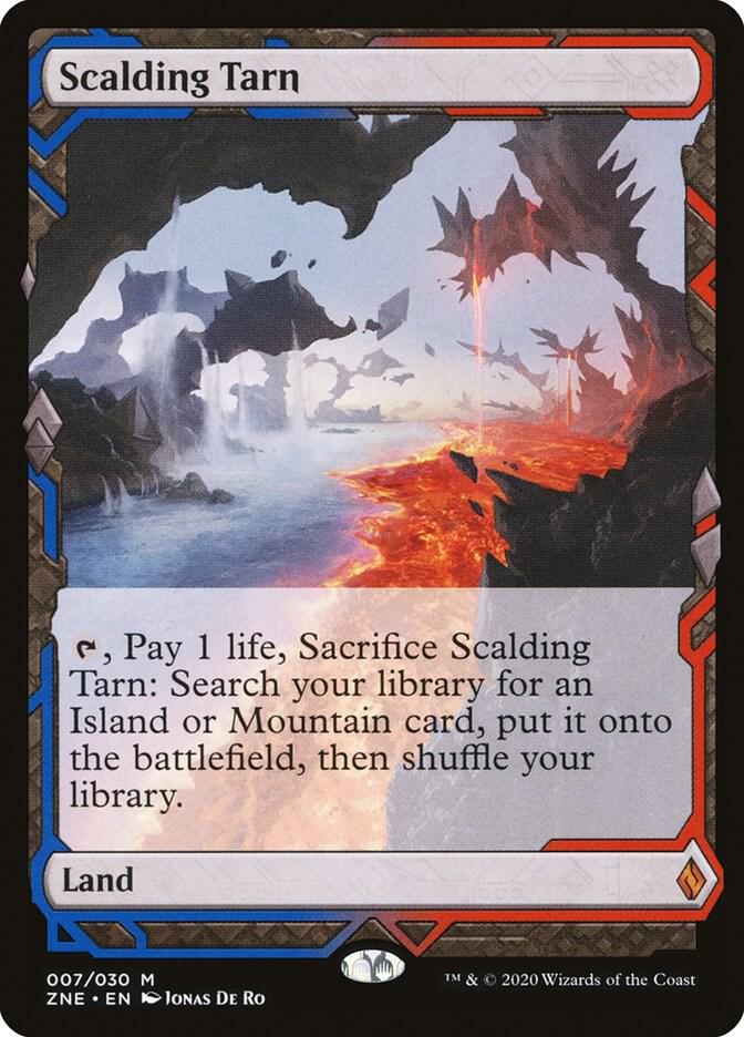 Scalding Tarn 7 card from Zendikar Rising Expeditions