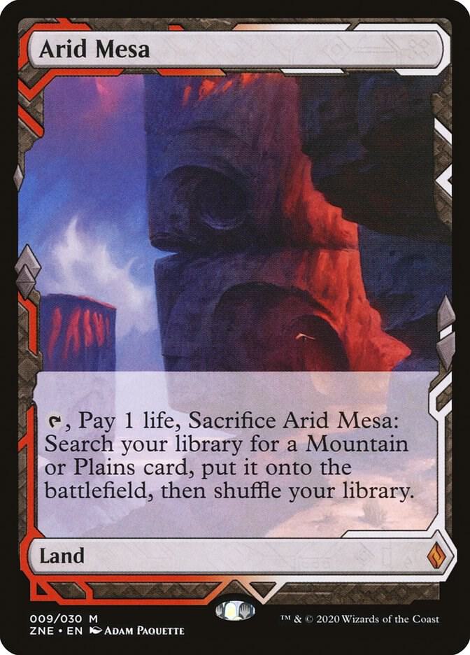 Arid Mesa 9 card from Zendikar Rising Expeditions