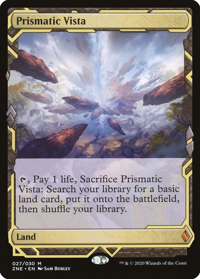 Prismatic Vista 27 card from Zendikar Rising Expeditions