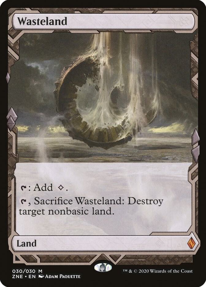 Wasteland 30 card from Zendikar Rising Expeditions
