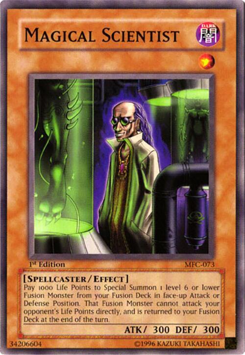 Magical Scientist MFC-073 card from Magician's Force