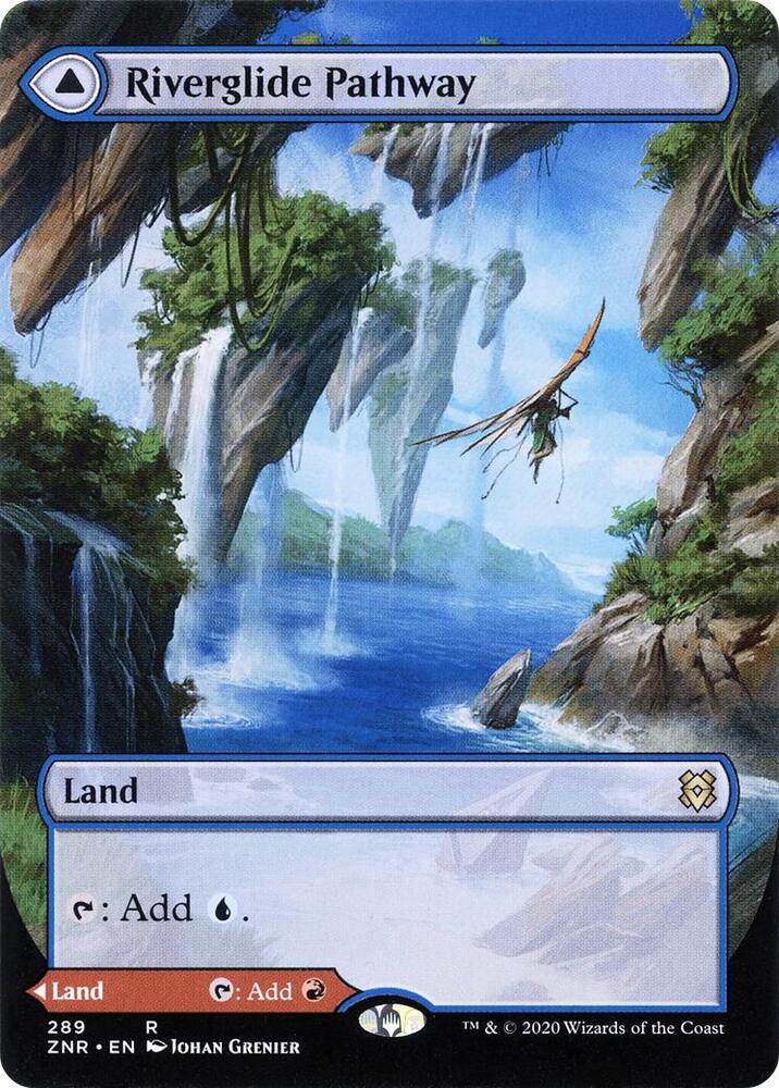 Riverglide Pathway (Borderless) 289 card from Zendikar Rising