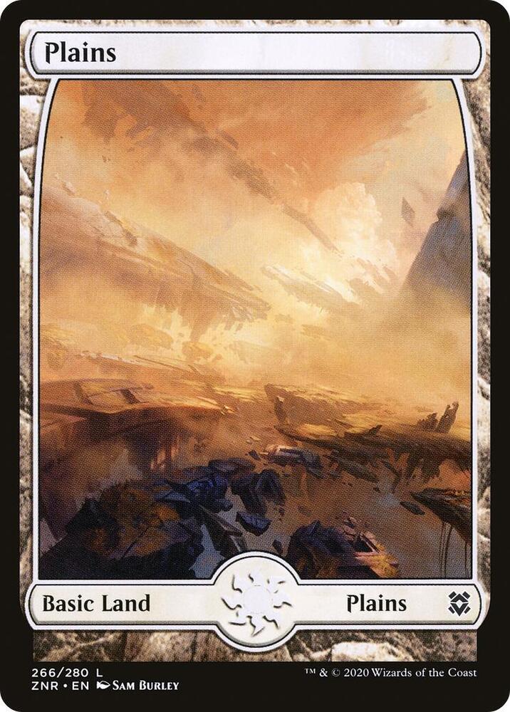 Plains - Full Art 266 card from Zendikar Rising