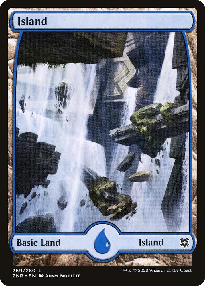 Island - Full Art 269 card from Zendikar Rising