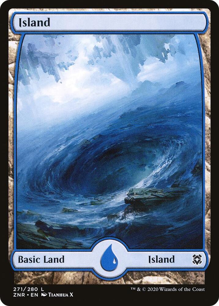 Island - Full Art 271 card from Zendikar Rising