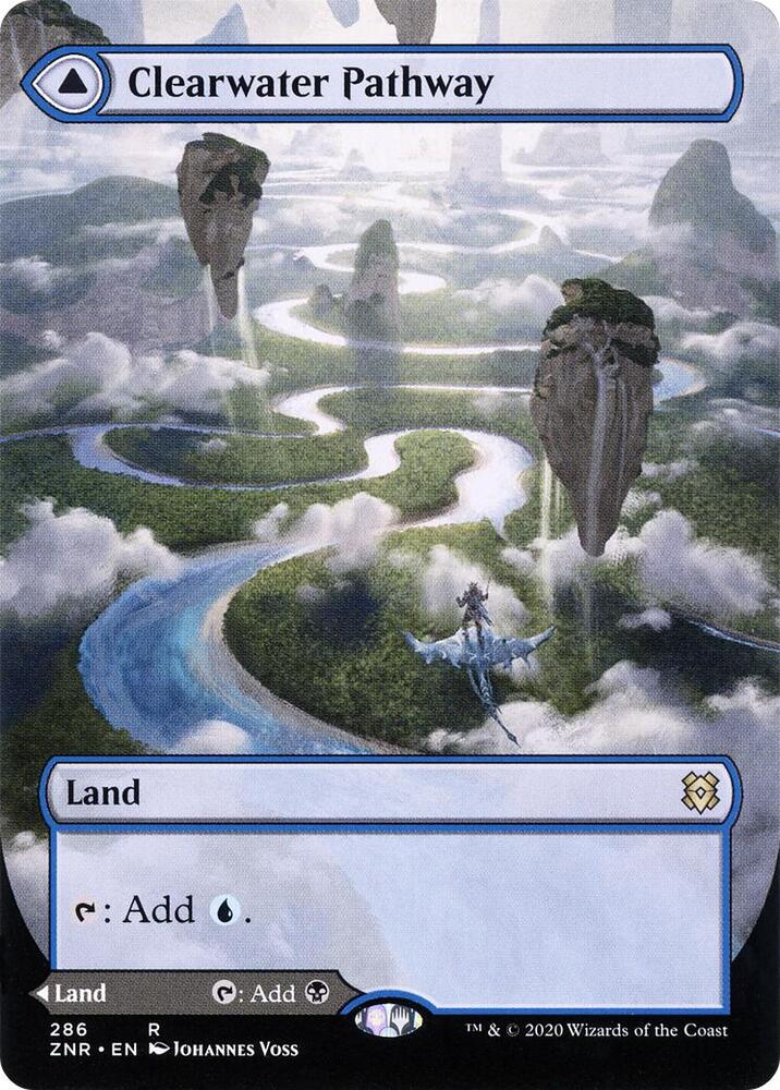 Clearwater Pathway (Borderless) 286 card from Zendikar Rising