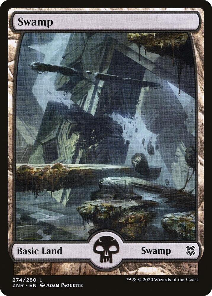 Swamp - Full Art 274 card from Zendikar Rising