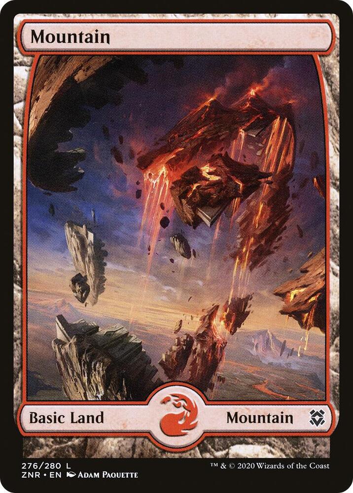 Mountain - Full Art 276 card from Zendikar Rising