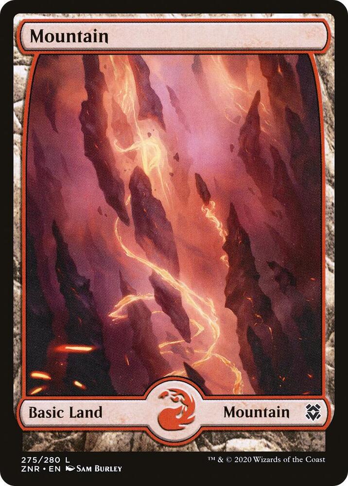 Mountain - Full Art 275 card from Zendikar Rising