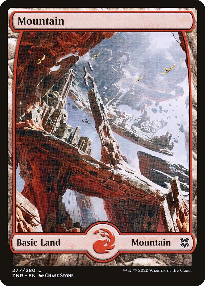 Mountain - Full Art 277 card from Zendikar Rising