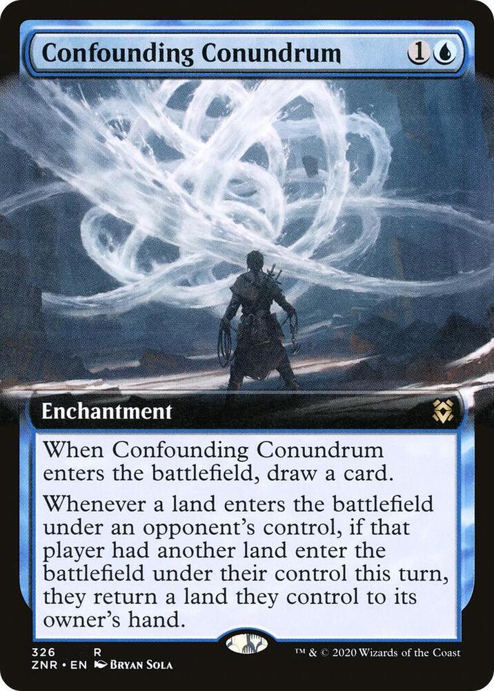 Confounding Conundrum (Extended Art) 326 card from Zendikar Rising