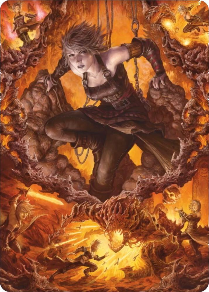 Nahiri, Heir of the Ancients Art Card (4/81) card from Art Series: Zendikar Rising