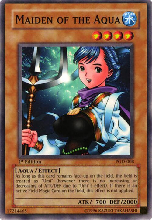 Maiden of the Aqua PGD-008 card from Pharaonic Guardian