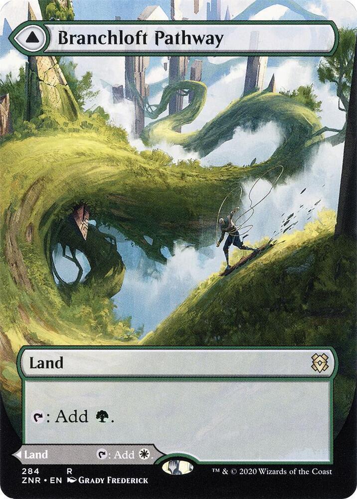 Branchloft Pathway (Borderless) 284 card from Zendikar Rising