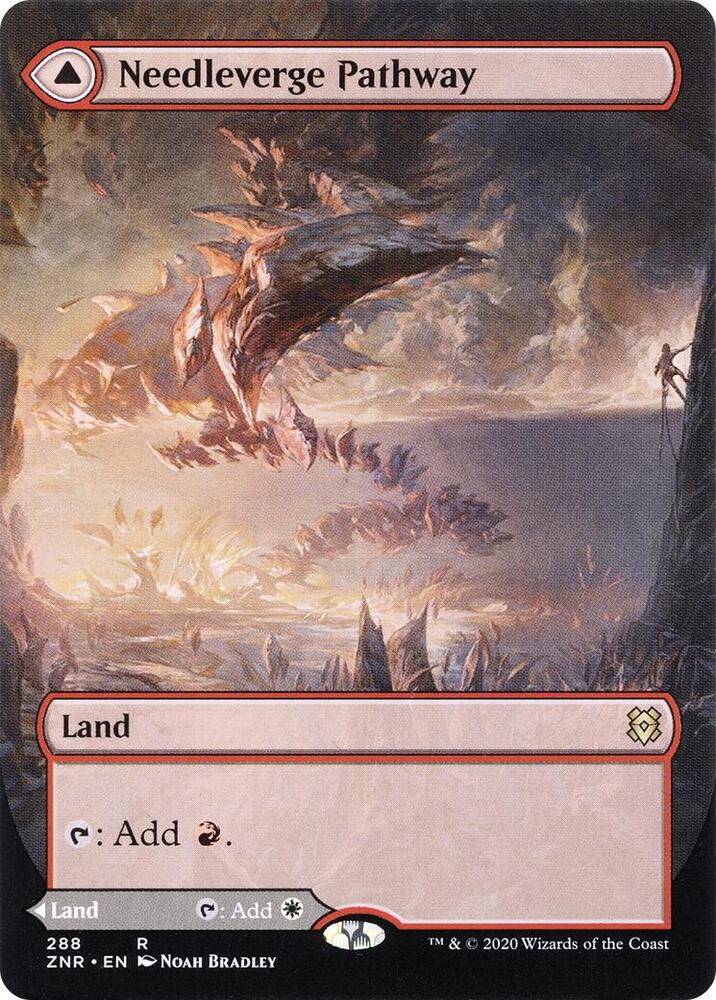 Needleverge Pathway (Borderless) 288 card from Zendikar Rising