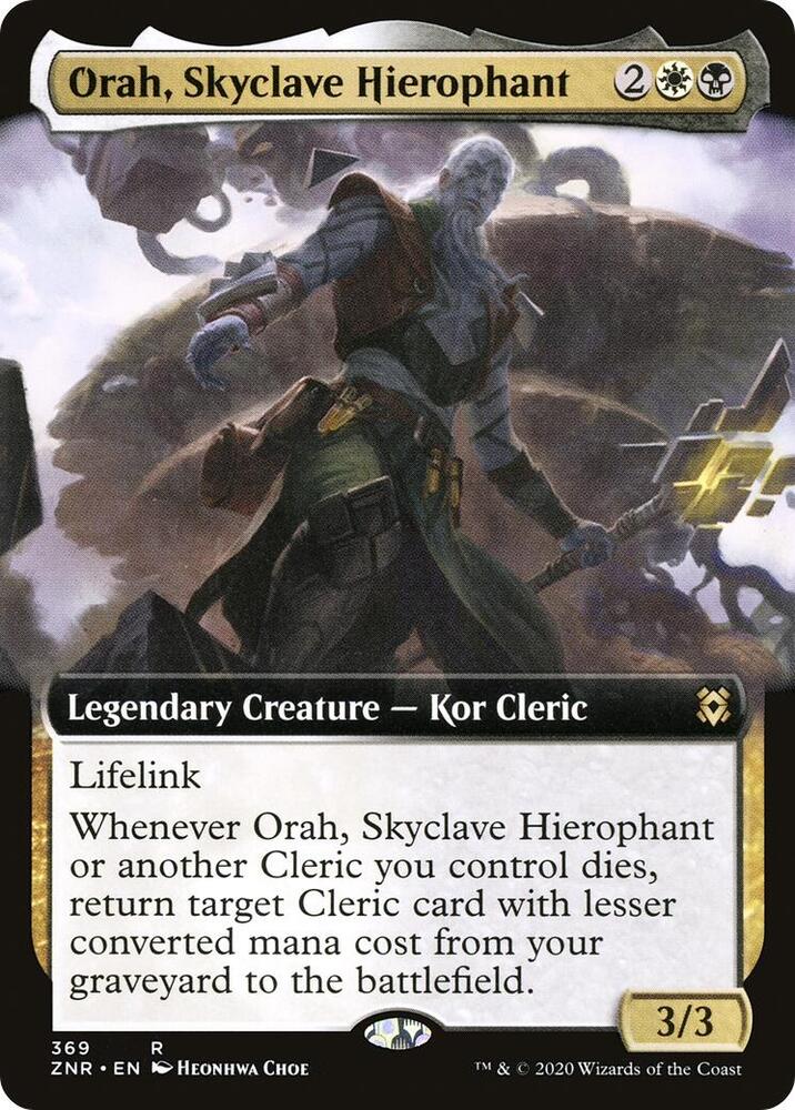 Orah, Skyclave Hierophant (Extended Art) 369 card from Zendikar Rising