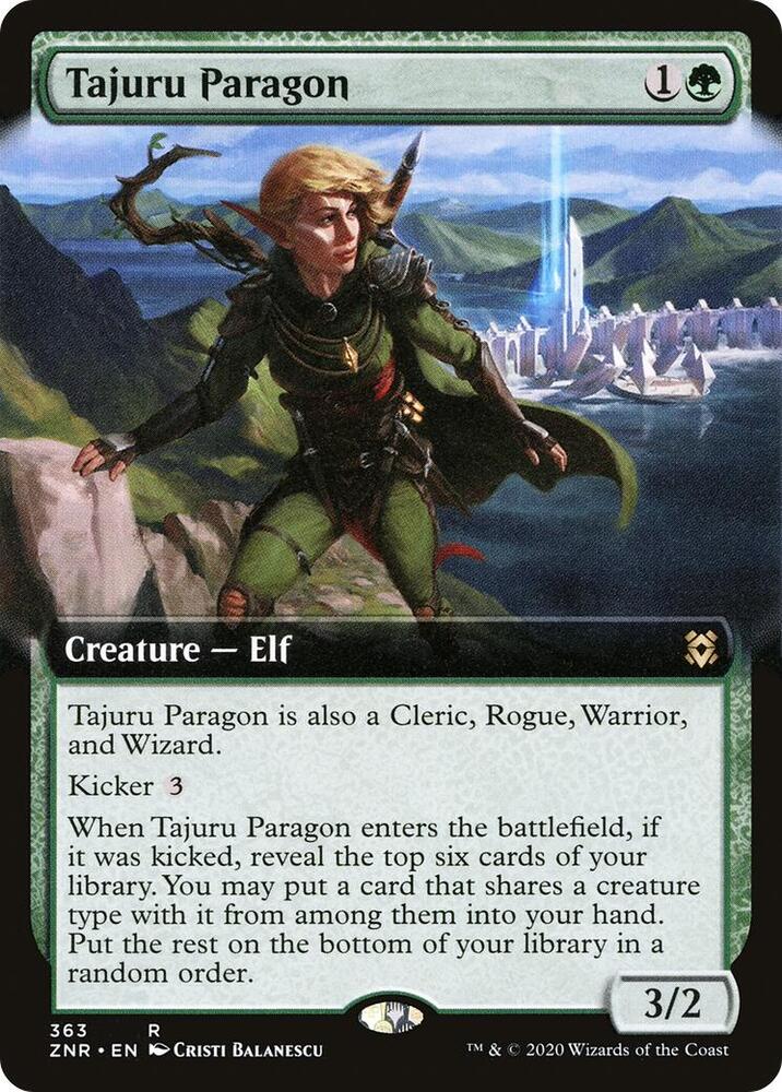 Tajuru Paragon (Extended Art) 363 card from Zendikar Rising